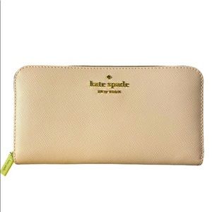 Kate Spade Wallet Pink Zip Around